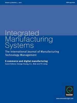 cover image of Integrated Manufacturing Systems, Volume 13, Issue 5